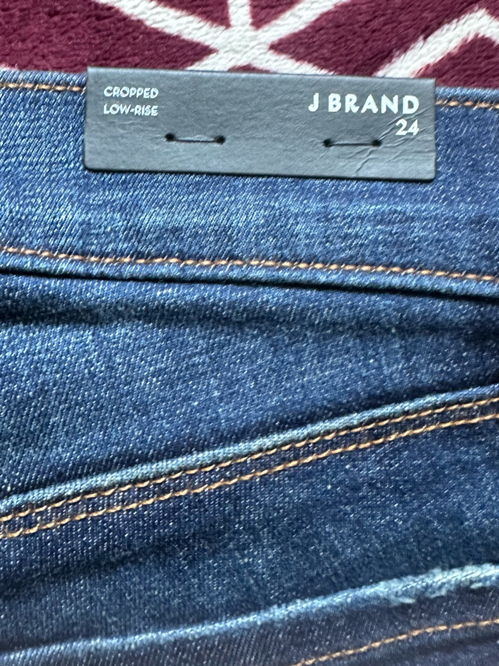 J Brand Skinny Distressed Jeans - Medium Blue - Picture 3 of 9